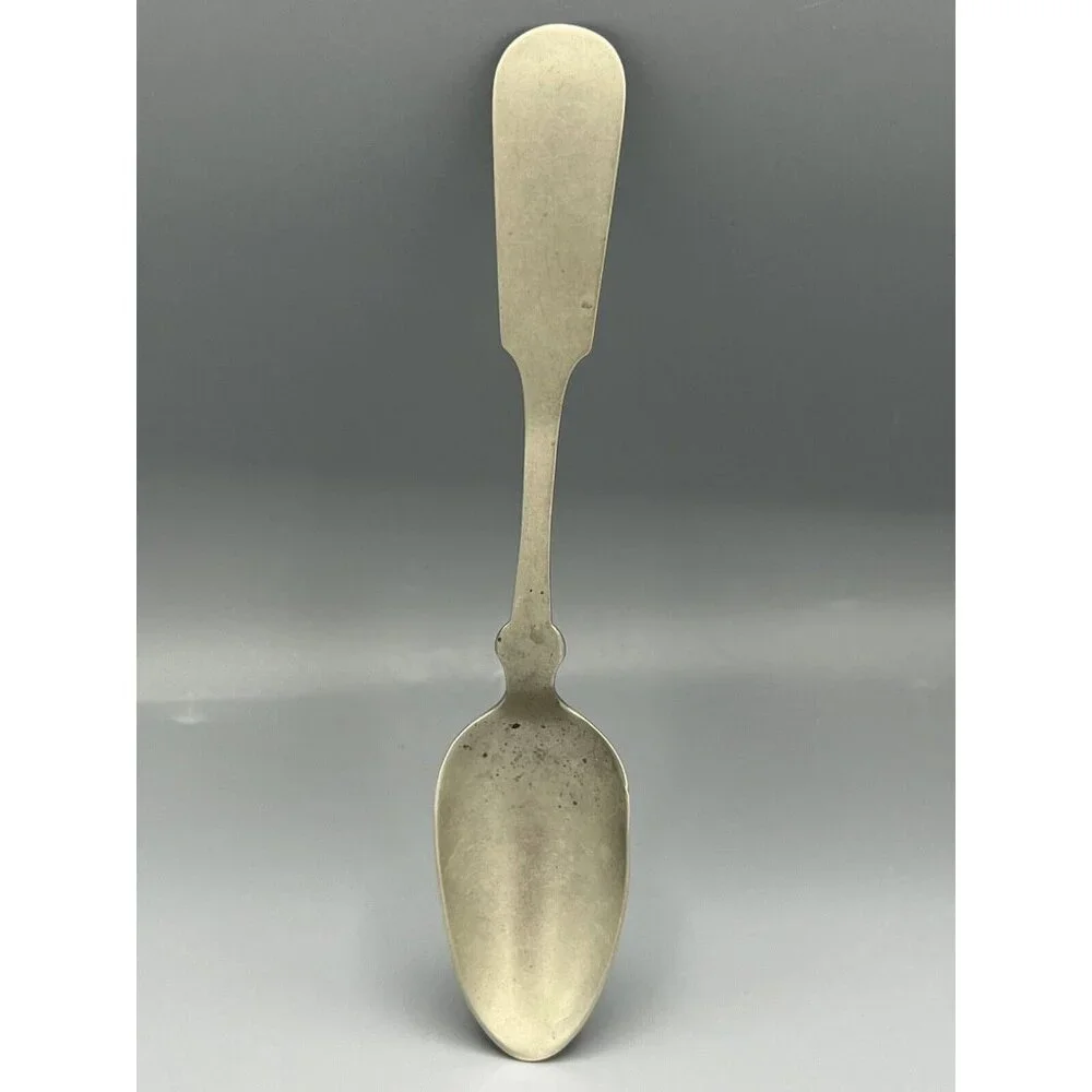 Mid to Late 1800's Tea Spoon Fiddle Pattern French Tipped Meriden Britannia